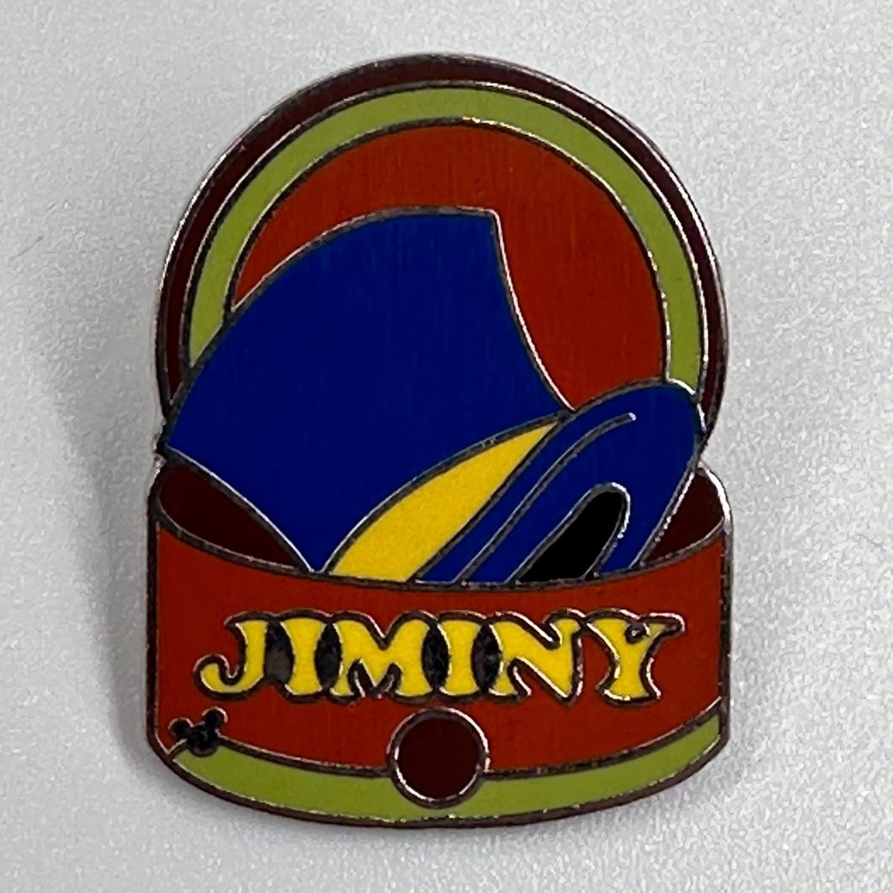 VTG Disney Hidden Mickey Pin JIMINY CRICKET PINOCCHIO Hat Box Series 2005 Cast